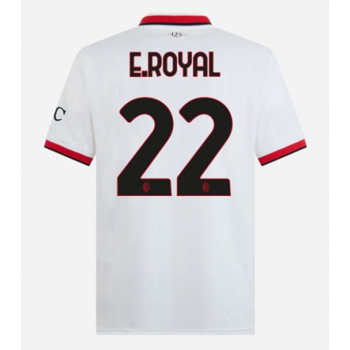 Fotballdrakt Herre AC Milan Emerson Royal #22 Bortedrakt 2024-25 Kortermet